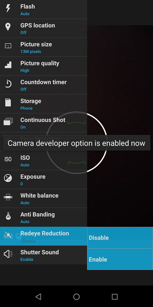 ASUS ZenFone Max Pro (M1) camera developer mode