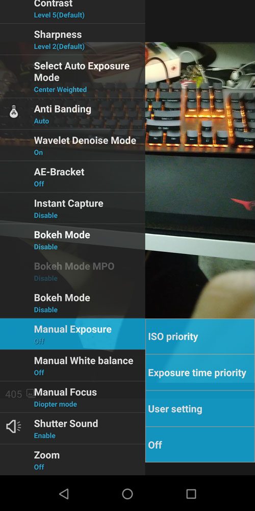 ASUS ZenFone Max Pro (M1) camera developer mode