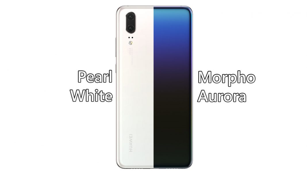 Huawei P20 Series Pearl White Morpho Aurora