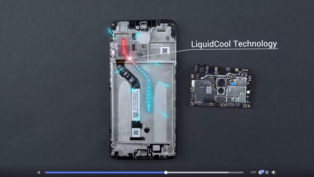 Pocophone F1 teardown LiquidCool