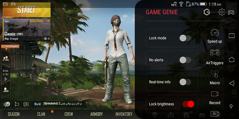ASUS ROG Phone GameGenie how to