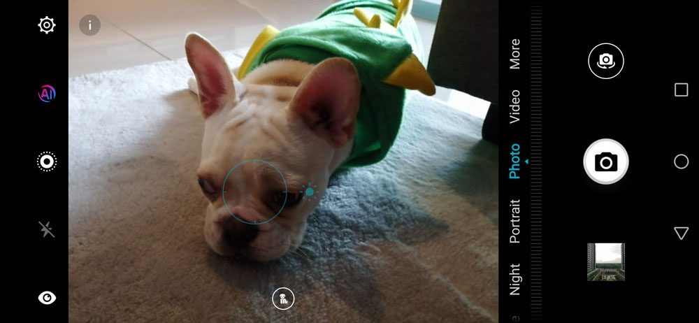 Honor 8X camera UI