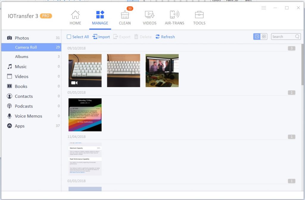First Look - IOTransfer 3 Pro iPhone Manager for Windows 14