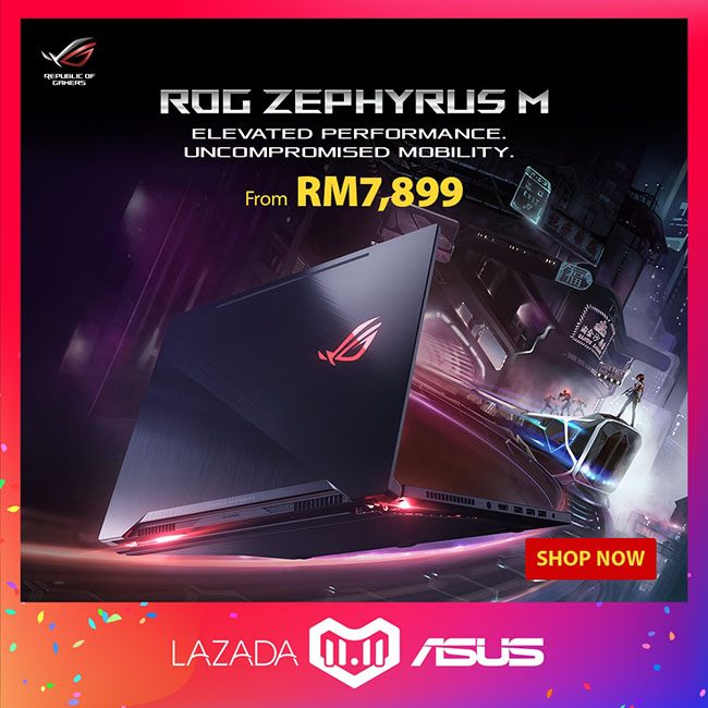 ASUS Lazada 11 - ROG Zephyrus GM501 Deal