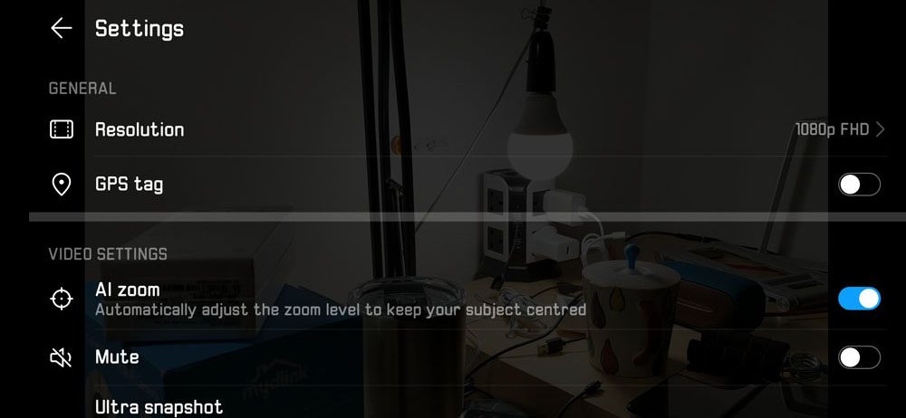 Huawei Mate 20 Pro Camera UI