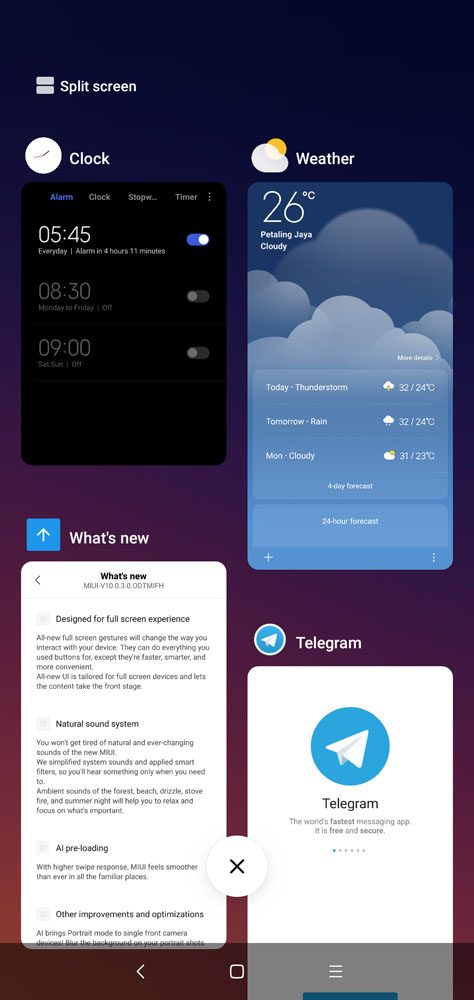 MIUI 10 screenshots