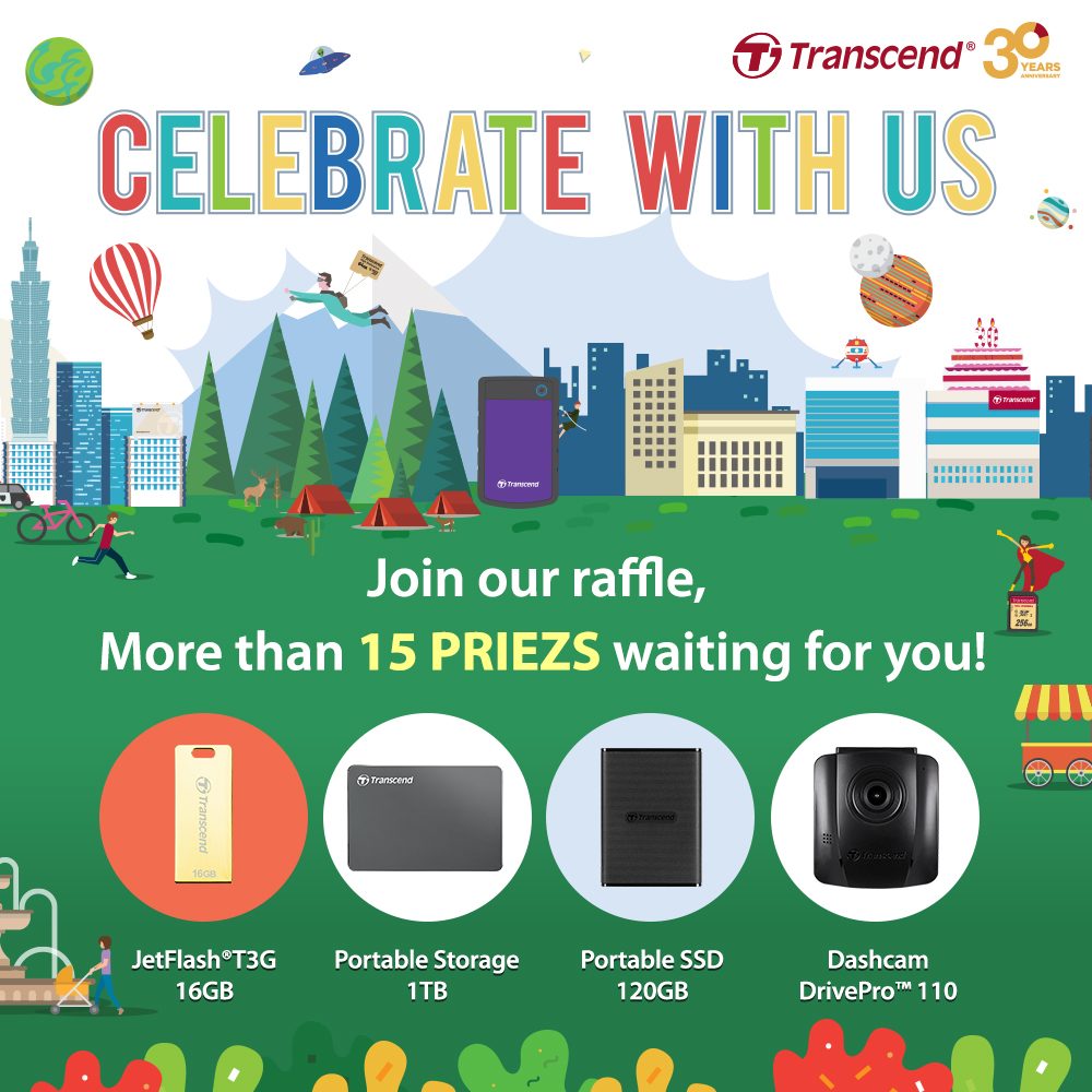 Transcend 30th Anniversary Raffle