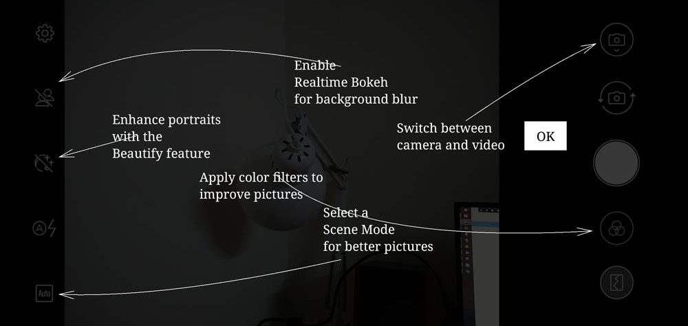 ASUS ZenFone Max Pro (M2) camera UI