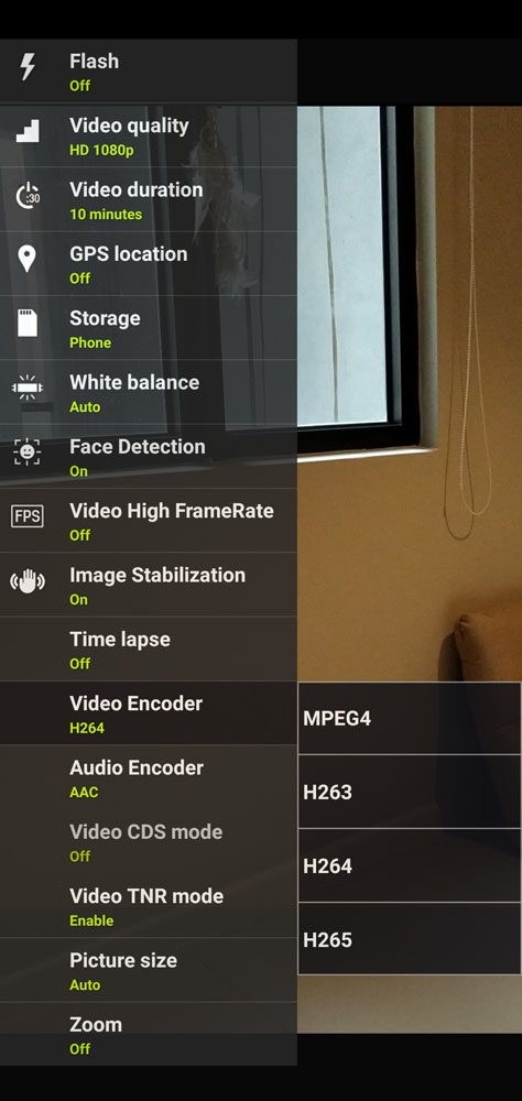 ASUS ZenFone Max Pro (M2) camera UI