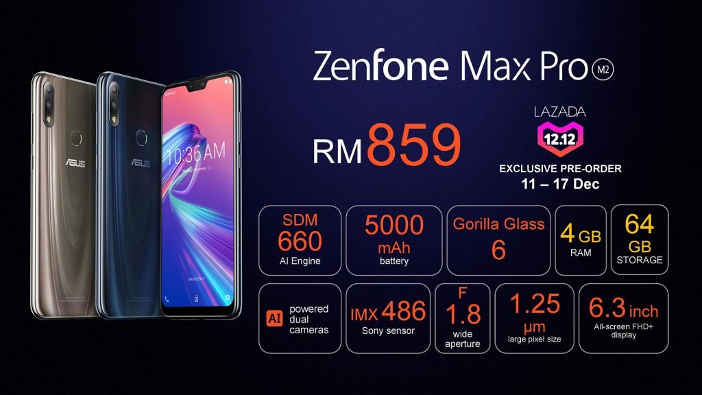 ASUS ZenFone Max Pro (M2) pre-order