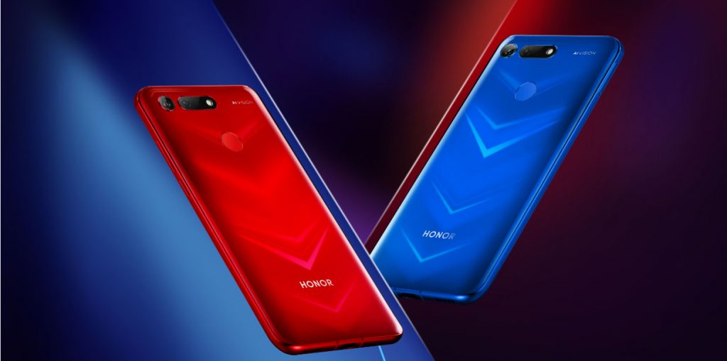 HONOR View20 Phantom Red & Phantom Blue