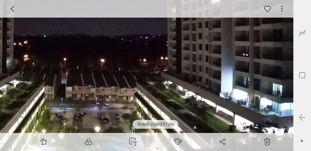 Samsung Galaxy A9 (2018) camera UI