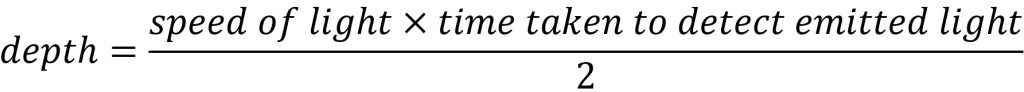 TOF camera formula