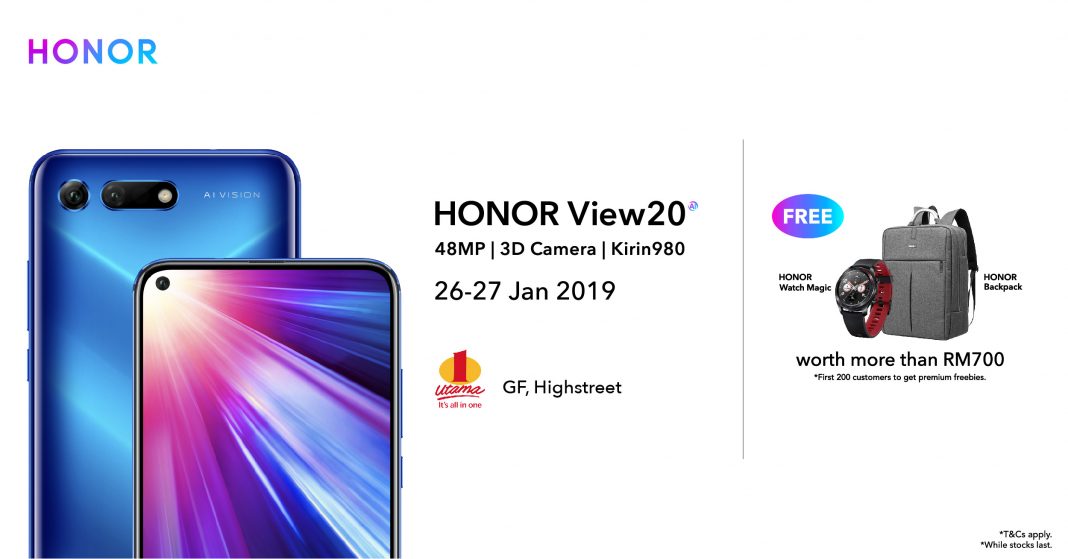 HONOR View20 Roadshow 26th January 2019 HONOR View20 Roadshow 26th January 2019