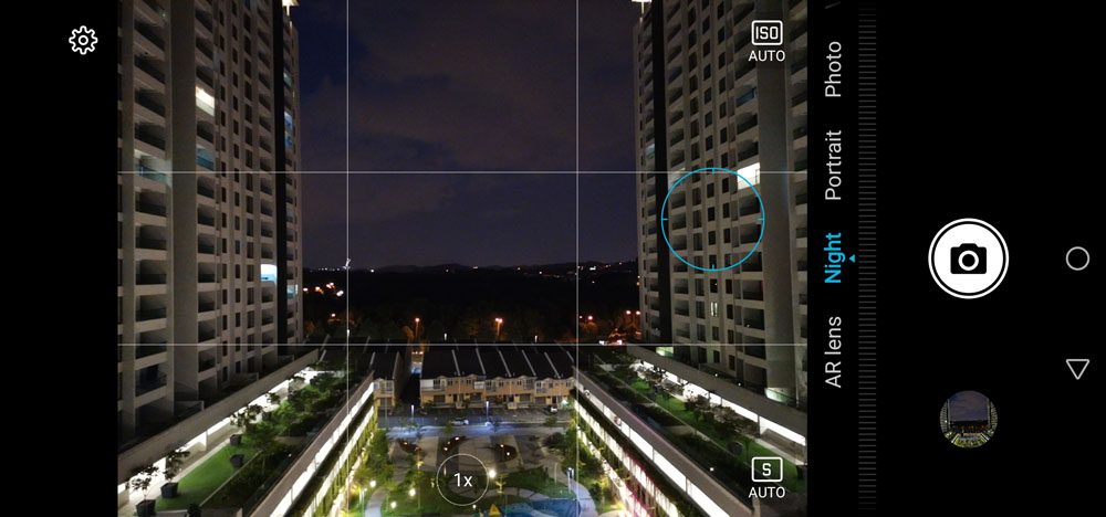 HONOR View20 camera UI