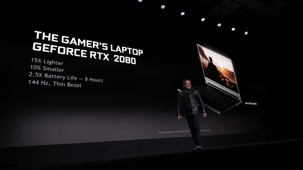 NVIDIA GeForce RTX 20-series GPU laptop