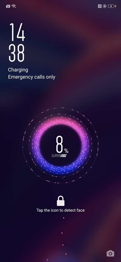 OPPO R17 Pro SuperVOOC lock screen