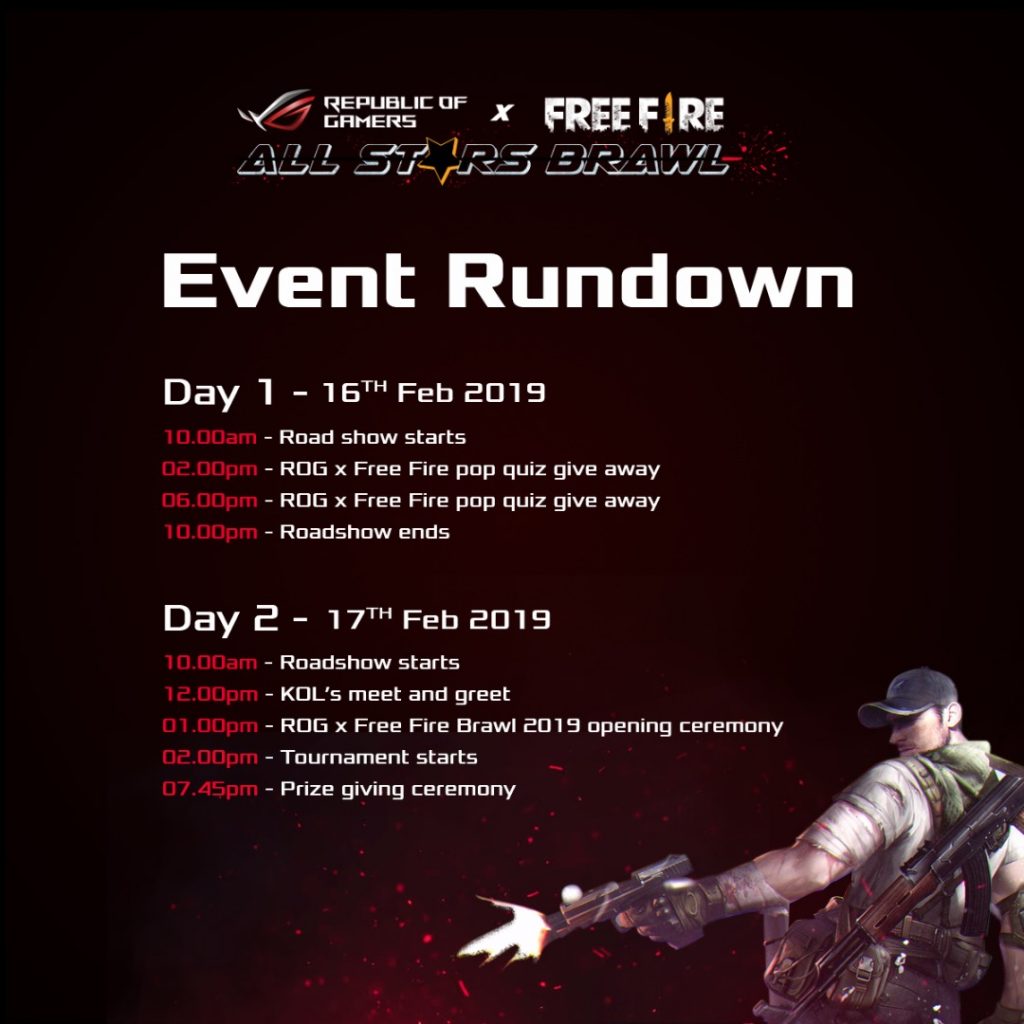 ROG x Free Fire All Stars Brawl Tournament