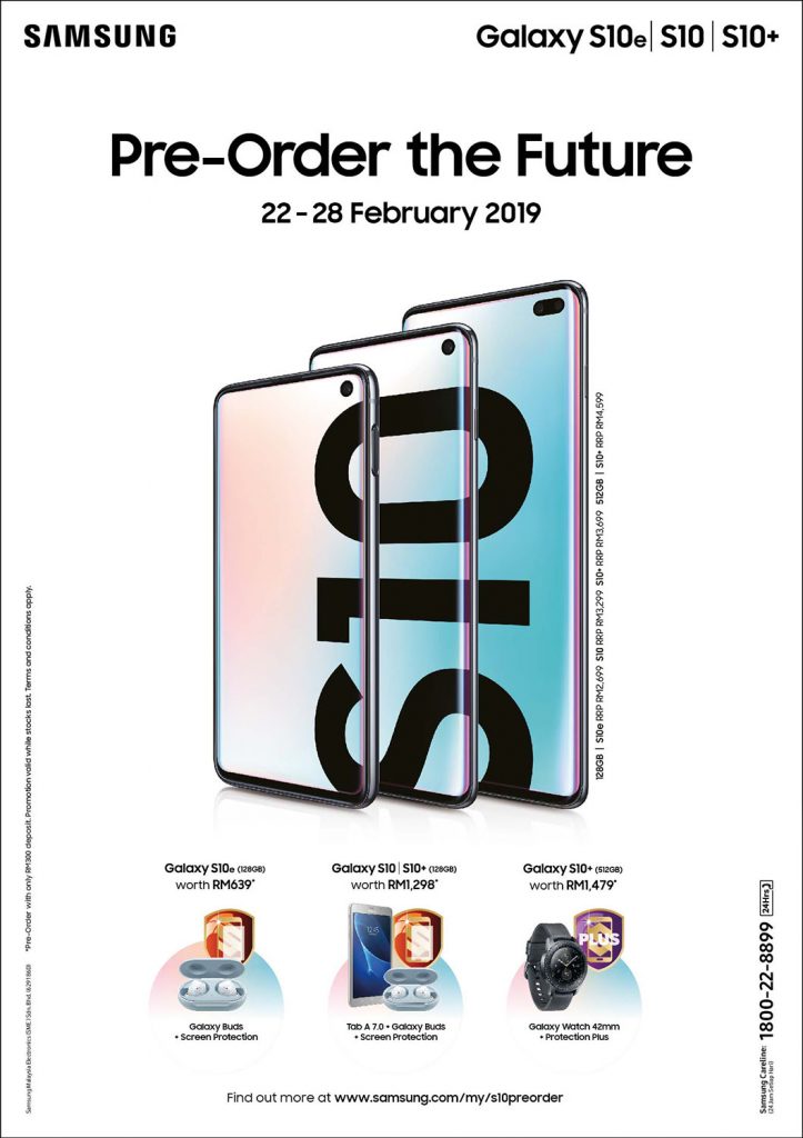 Samsung Malaysia Galaxy S10+ Galaxy S10 Galaxy S10e preorder