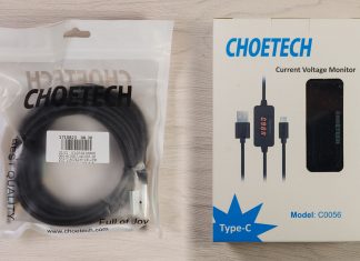 Highlight: CHOETECH triple USB 3.0 Type-C pack & multimeter USB-C cable CHOETECH MIX00060 3-Pack Nylon Braided Type C to USB 3.0 Fast Charging Cable