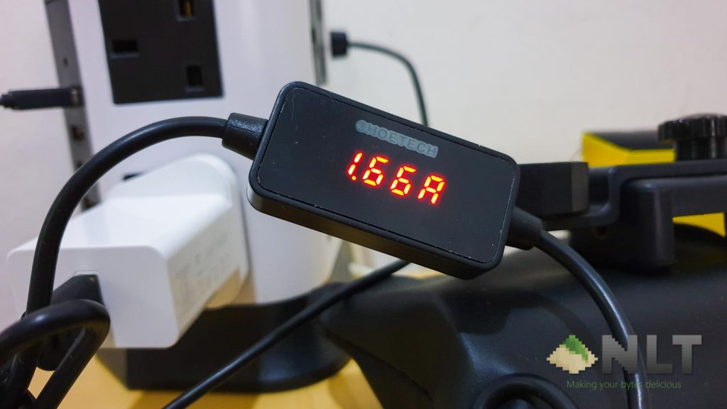 CHOETECH USB-C Cable with Current Voltage Multimeter (1m)