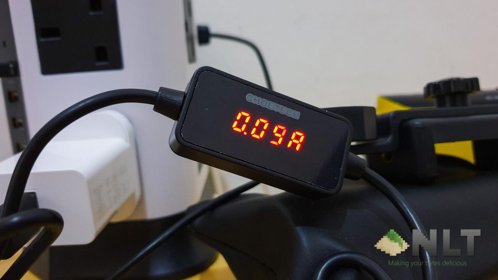 CHOETECH USB-C Cable with Current Voltage Multimeter (1m)