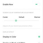 Realme 3 screen option settings