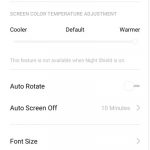 Realme 3 screen option settings