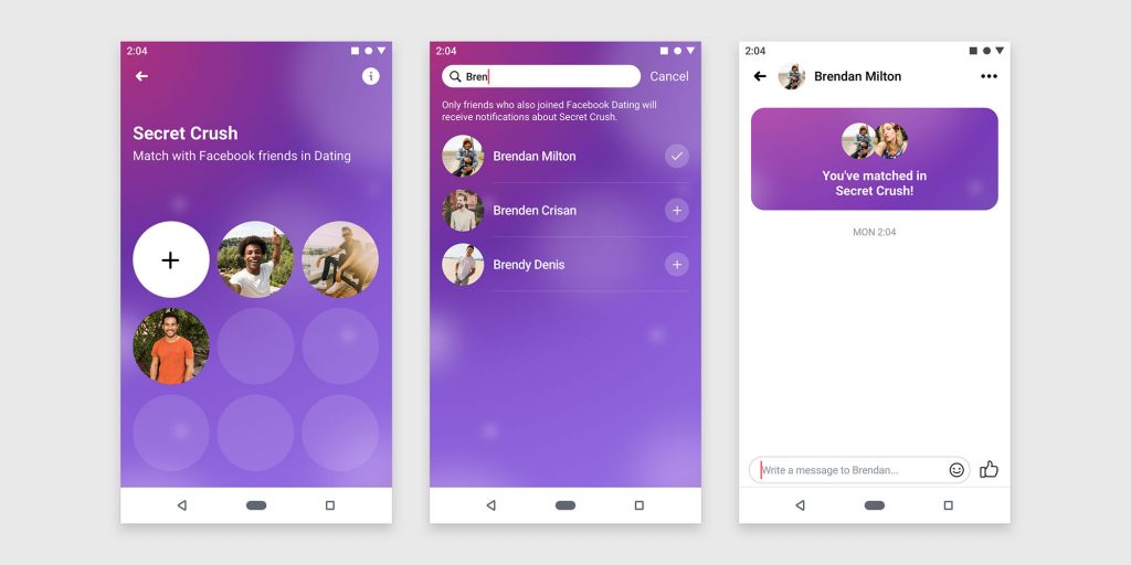 Facebook Dating launch Secret Crush