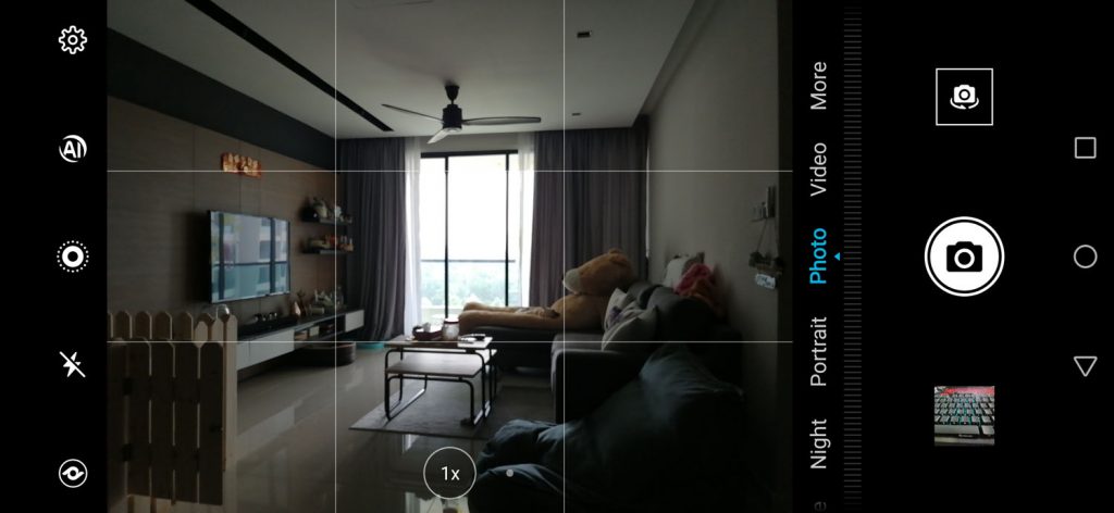 HONOR 20 Lite camera UI