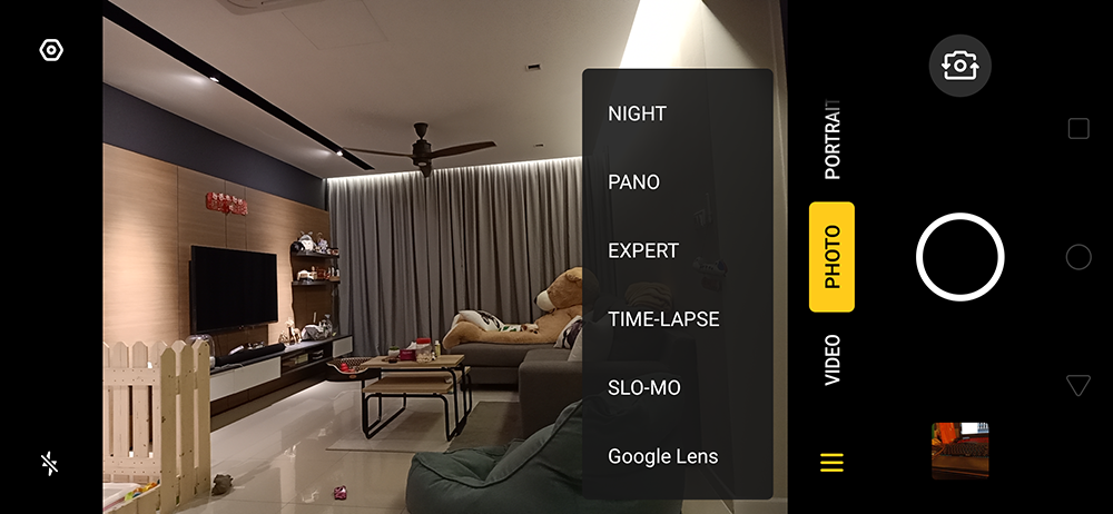 OPPO F11 Pro camera UI