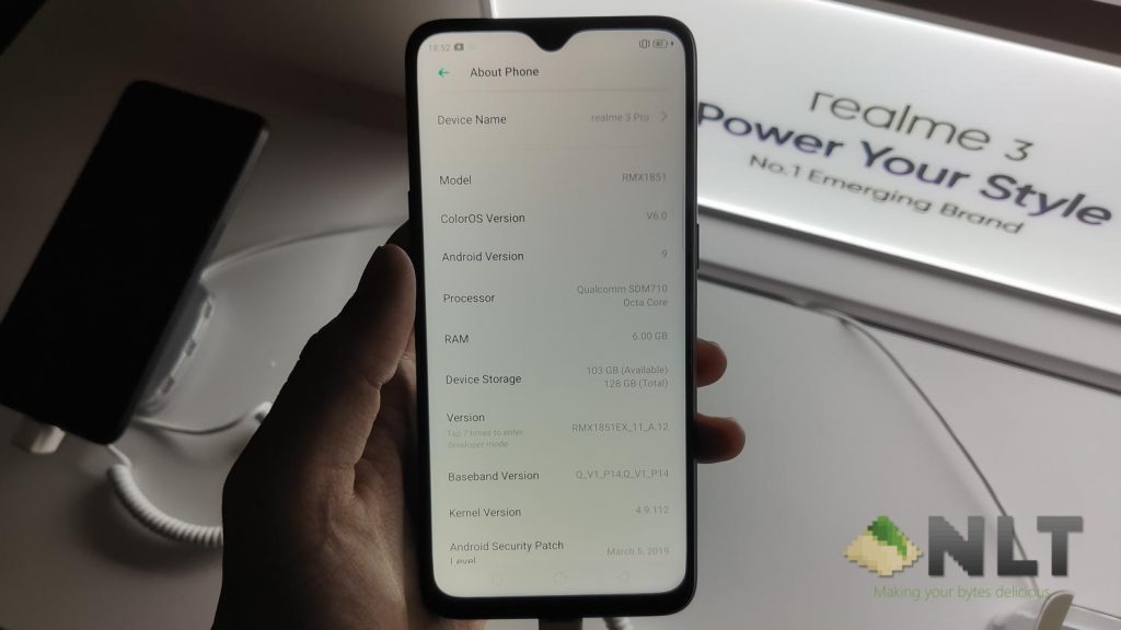 Realme 3 Pro nightscape