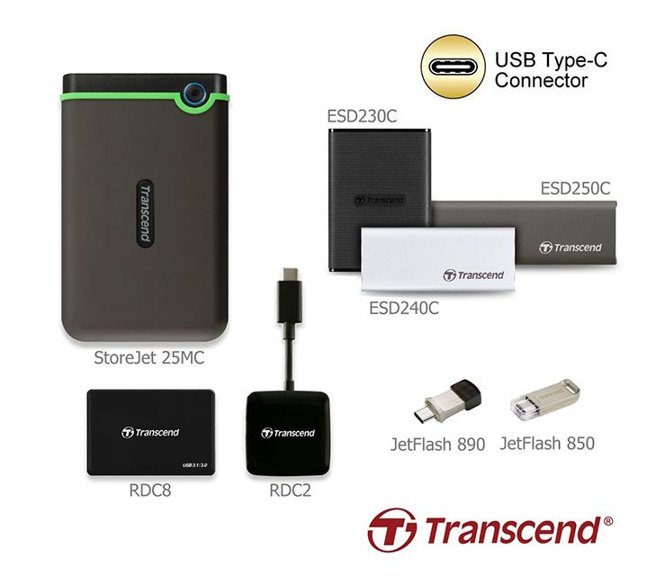 Transcend USB-C products