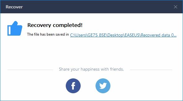 Review - EaseUS Data Recovery Wizard (Free Version) 3