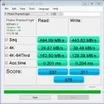 Phidisk PhantomKnight AS SSD benchmark