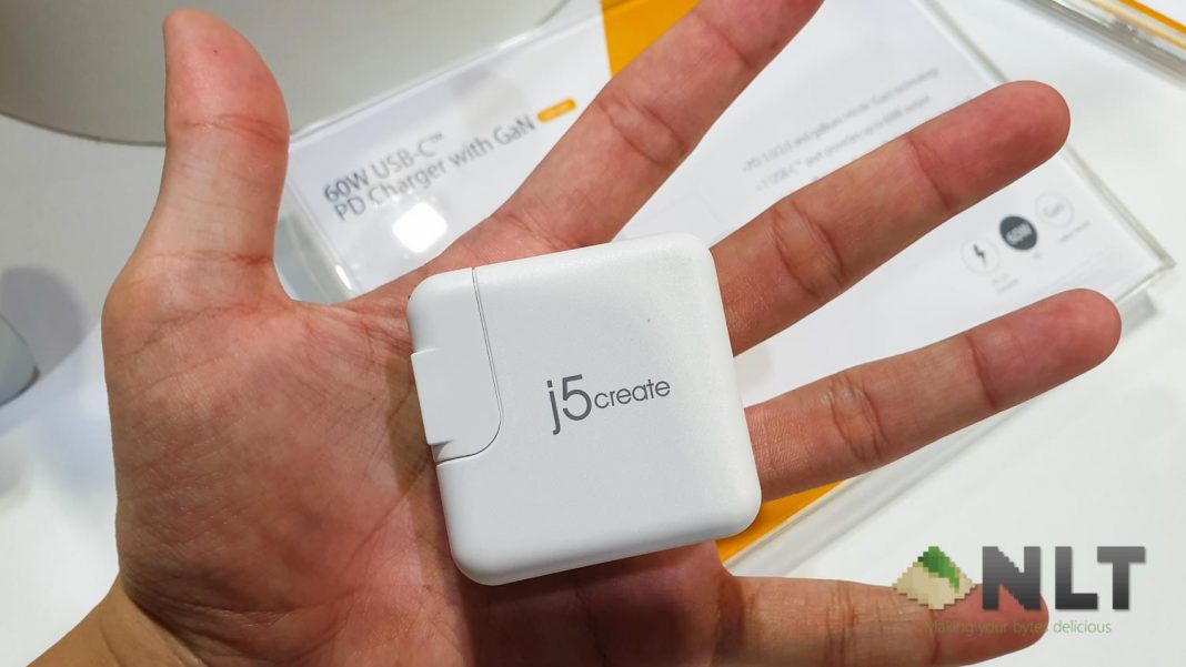 j5create 60W USB-C PD with GaN Computex 2019