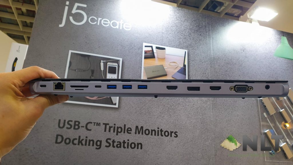 j5create USB-C triple monitor docking station Computex 2019