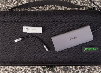 UGREEN USB-C to 3.5mm audio jack dongle Nintendo Switch large case Bluetooth 5.0 audio receiver with aptX 9-in-1 USB-C hub