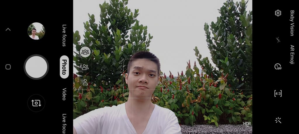 Samsung Galaxy A80 camera UI