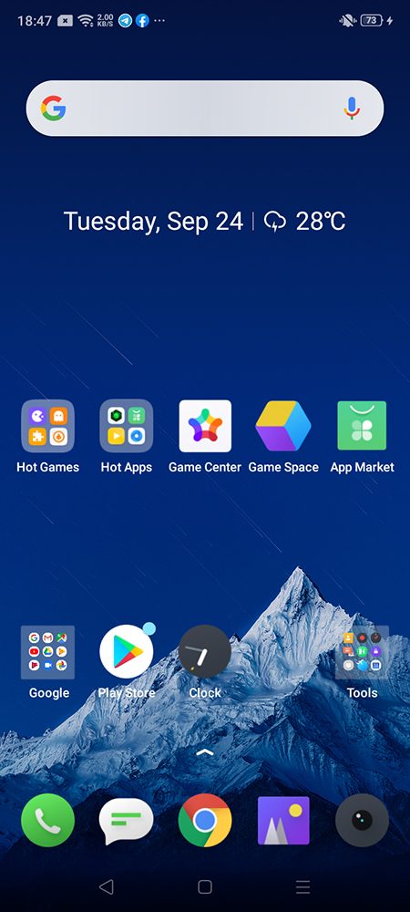 <em>realme</em> 5 ColorOS 6 bloatware