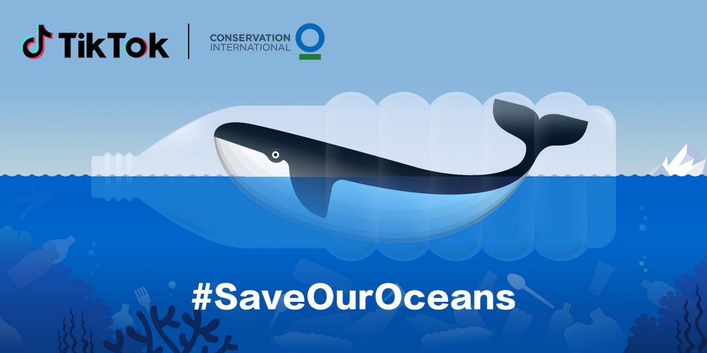 TikTok Conservation International #SaveOurOceans