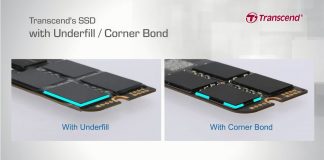 Transcend Corner Bond and Underfill