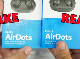 Fake Redmi AirDots vs real Redmi AirDots