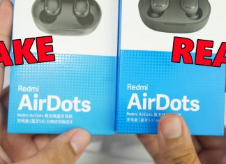 Fake Redmi AirDots vs real Redmi AirDots