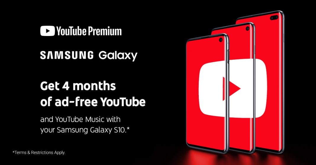 Samsung Galaxy users get YouTube Premium access for free for up to 4 ...