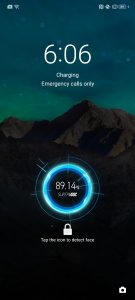 realme X2 Pro SuperVOOC charging lock screen
