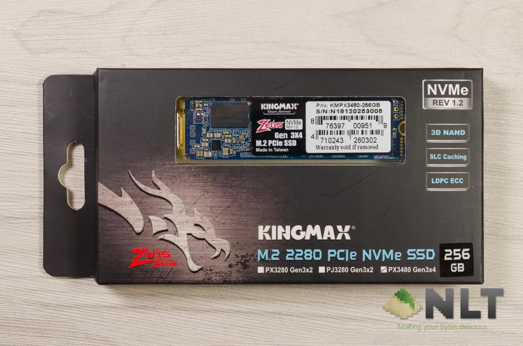 KINGMAX PX3480 M.2 2280 PCle Gen 3 x4 NVMe SSD
