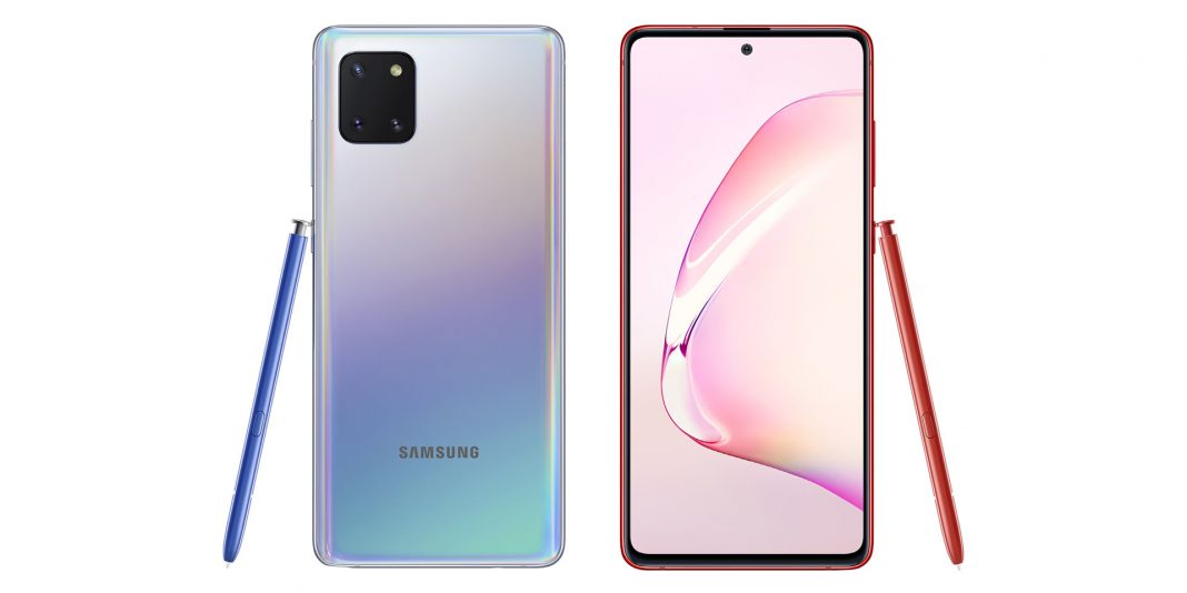 Samsung Galaxy Note10 Lite renders