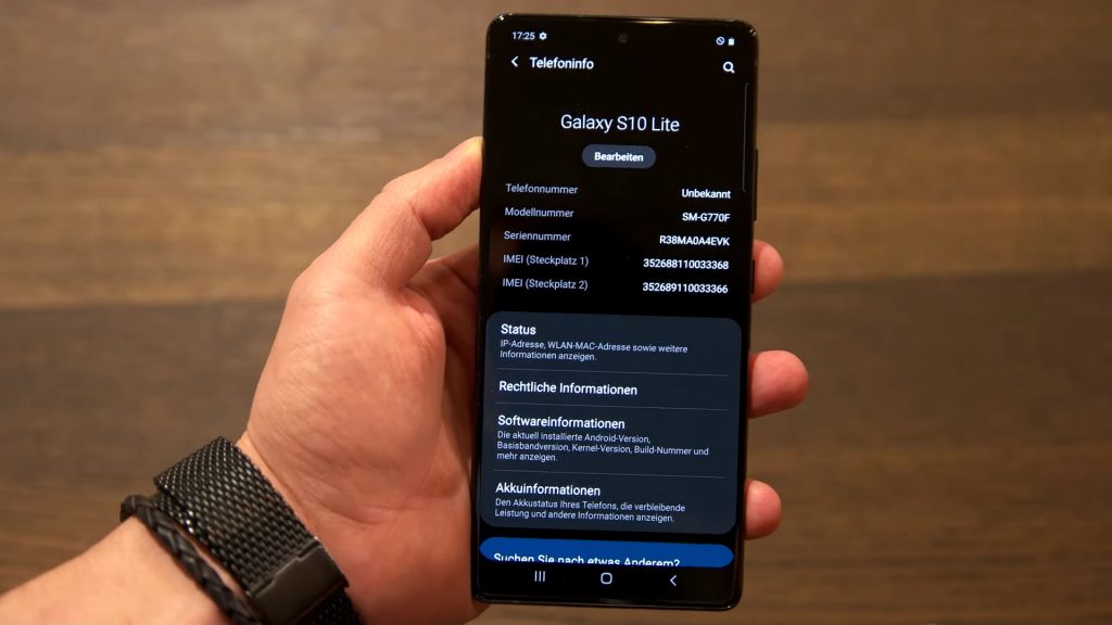 Samsung Galaxy S10 Lite