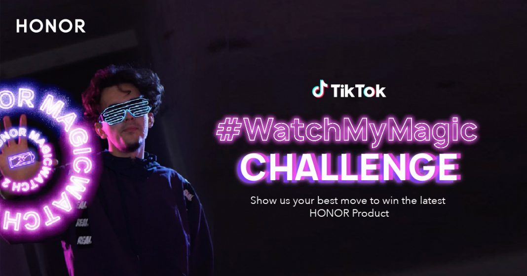 HONOR's_#WatchMyMagic_Challenge TikTok video challenge #watchmymagic